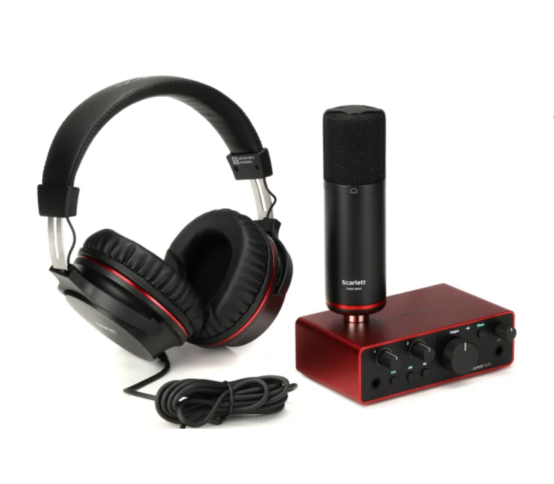 Focusrite Scarlett Solo Studio  Recording Bundle (4th Gen)