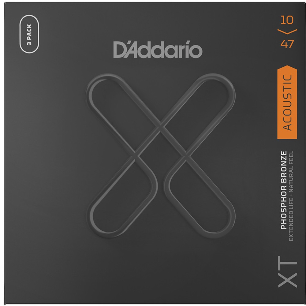 D'Addario - Extra Light Coated Acoustic Guitar Strings - XTAPB1047